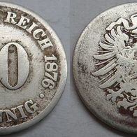 Deutsches Reich 10 Pfennig 1876 ## DE-C2