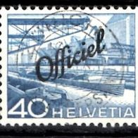 Schweiz gestempelt Dienstmarke Michel Nr. 71 Vollstempel