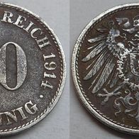 Deutsches Reich 10 Pfennig 1914 (A) ## DE-C6