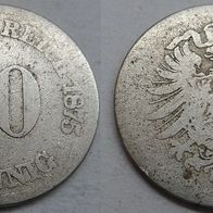 Deutsches Reich 10 Pfennig 1875 ## DE-C7