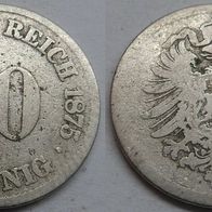 Deutsches Reich 10 Pfennig 1875 (A) ## DE-D6