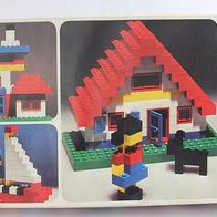 Lego Legoland Grundkasten 2 Karton ohne Steine 1973 TOPP!