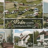 79695 Wieden im Schwarzwald 6 Ansichten 1965