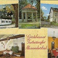 95680 Alexandersbad Fichtelgebirge 5 Ansichten Gästehäuser Furtwängler Kr. Wunsiedel