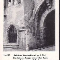 Paicos II Die steinerne Treppe zum weißen Turm in Rothenburg o.d. Tauber Nr 107
