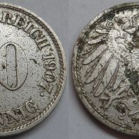 10 Pfennig 1907 (J) ## DE-D7