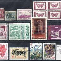Briefmarken Bulgarien 1950 - 1988 Lot