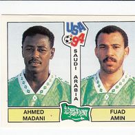 Panini Fussball WM USA 1994 Madani / Amin Saudi Arabia Nr 324