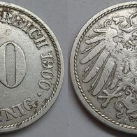 10 Pfennig 1900 (A) ## DE-E1