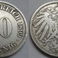 10 Pfennig 1899 (A) ## DE-E5