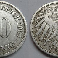 10 Pfennig 1901 (A) ## DE-E8