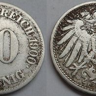 10 Pfennig 1900 (E) ## DE-E10