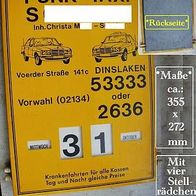 Ewiger-Dreh-Kalender 4 Stell-Rädchen Funk-Taxi S......