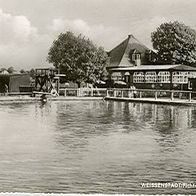 95163 Weißenstadt im Fichtelgebirge Schwimmbad 1962