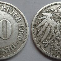 Deutsches Reich 10 Pfennig 1900 (A) ## DE-F1