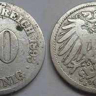 Deutsches Reich 10 Pfennig 1893 (J) ## DE-F4