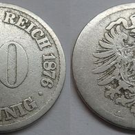 Deutsches Reich 10 Pfennig 1876 (A) ## DE-F7