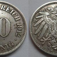 Deutsches Reich 10 Pfennig 1912 (J) ## DE-F8