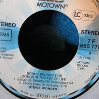 Stevie Wonder Saturn ( Bonus Record, 33rpm ) 7"