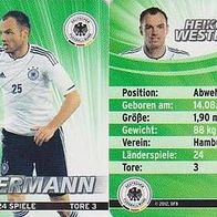 DFB-Rewe Sammelkarte - Fußball-EM 2012 - Nr.12/32 Heiko Westermann