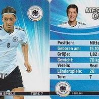 DFB-Rewe Sammelkarte - Fußball-EM 2012 - Nr.17/32 Mesut Özil
