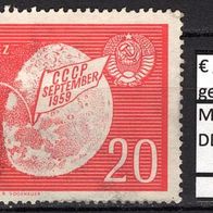 DDR 1959 Landung von Lunik 2 auf dem Mond MiNr. 721 gestempelt