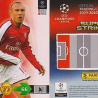 PANINI Champions League 2009/10 UPDATE - 363 Mikael Silvestre (FC Arsenal)