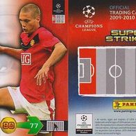PANINI Champions League 2009/10 UPDATE - 491 Nemanja Vidic (Manchester United) - RAR