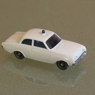 Ford 17M Polizei altweiß 100% Wiking 1:87