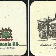 Bierdeckel "Markthalle Friedrichstraße Krefeld" Brauerei Rhenania Krefeld