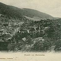 75323 Bad Wildbad im Schwarzwald Panorama - Ansicht von Nordwesten 1905