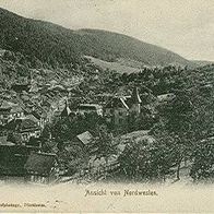 75323 Bad Wildbad im Schwarzwald Panorama - Ansicht von Nordwesten 1905