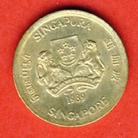 Singapur 5 Cents 1989