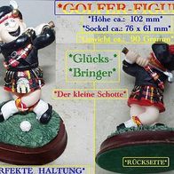 Golf-Miniatur-Figur * Maskottchen oder Glücksbringer