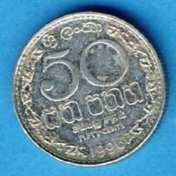 Sri Lanka 50 Cents 1996