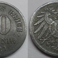 Deutsch Reich 10 Pfennig 1921 (Zink) ## DE-G6