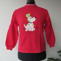 Tina Toole" Mädchen Sweatshirt Gr. 140 / 146 rot Sweat Shirt Pulli Pullover