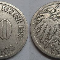 Deutsch Reich 10 Pfennig 1893 (A) ## DE2-A5