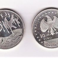 BRD 10 Euro-Münze, SILBER-GEDENKMÜNZE Nationalpark Wattenmeer