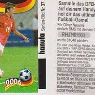 HANUTA WM 2006 - Nr. 37 - Bernd Schneider