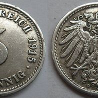 Deutsches Reich 5 Pfennig 1915 (D) ## DE2-B3