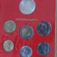 Vatikan 1880 Lire Kursmünzensatz komplett 1982 Johannes PAUL II. (1979-2005)