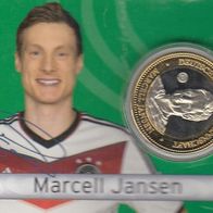 2014 Die Fussball-Nationalspieler in Bimetall: Marcell Jansen Deutsche Nationalmannsc