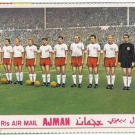 1974 Äquatorialguinea – Ajman Fußball WM Deutschland Einzelmarke aus Block 84 B * *