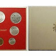 Vatikan 688 Lire Kursmünzensatz komplett 1975 Hl. Jahr Papst PAUL VI. (1963-1978)