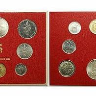 Vatikan 688 Lire Kursmünzensatz komplett 1976 Papst PAUL VI. (1963-1978)