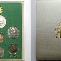 Vatikan 1880 Lire Kursmünzensatz komplett 1989 Johannes PAUL II. (1979-2005)