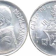 Vatikan 1000 Lire 1978 Silber, Johannes Paul I.. (1978)