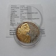 Deutschland BRD 1999 10 DM PP Gold - Silber Johann Wolfgang v. Goethe