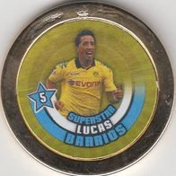 Topps Bundesliga goldene Chips 2010/2011 Superstar BVB 5 Lucas Barrios, Angriff